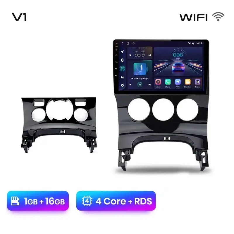 Radio Android do Peugeot 3008 (2009-2015) CarPlay Android Auto 4G WiFi GPS DSP