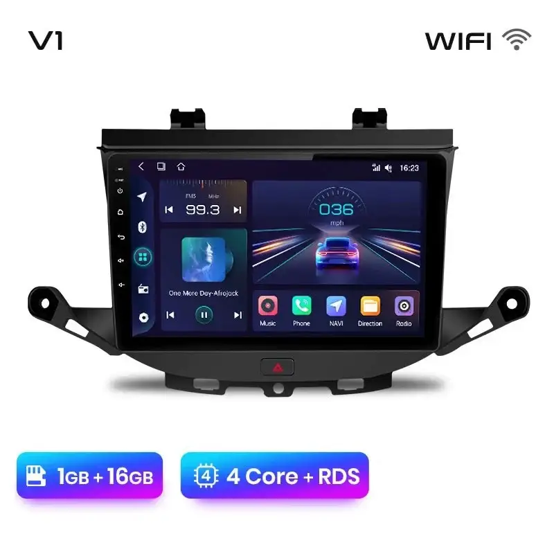 Radio Android do Opel Astra K (2015-2019) CarPlay Android Auto 4G WiFi GPS DSP