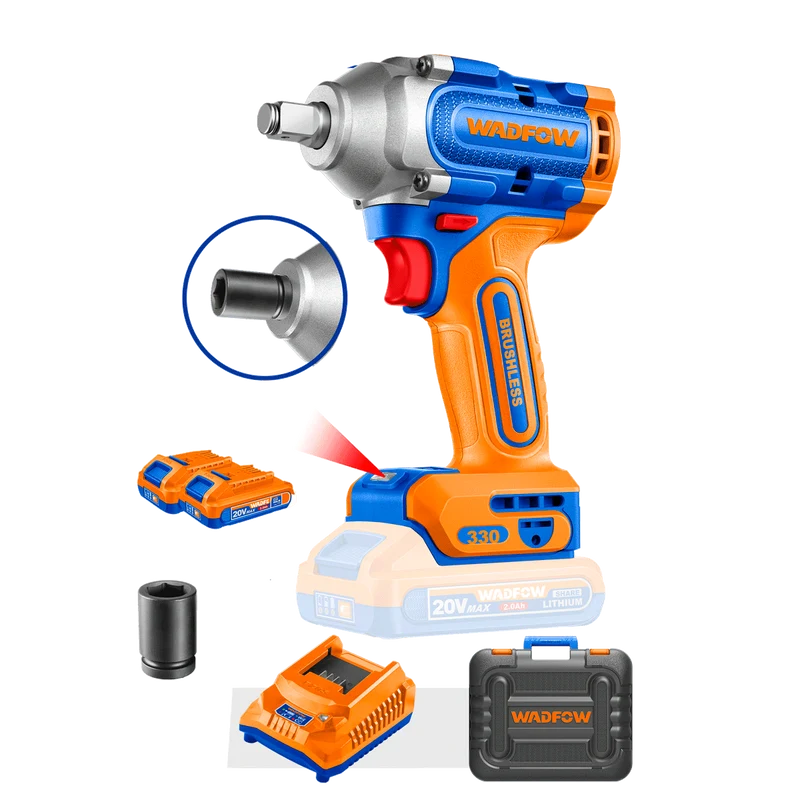 HE/PISTOLA IMPACTO 20V WADFOW 1/2,330NM 2BAT UWCD1B UWCD1B33