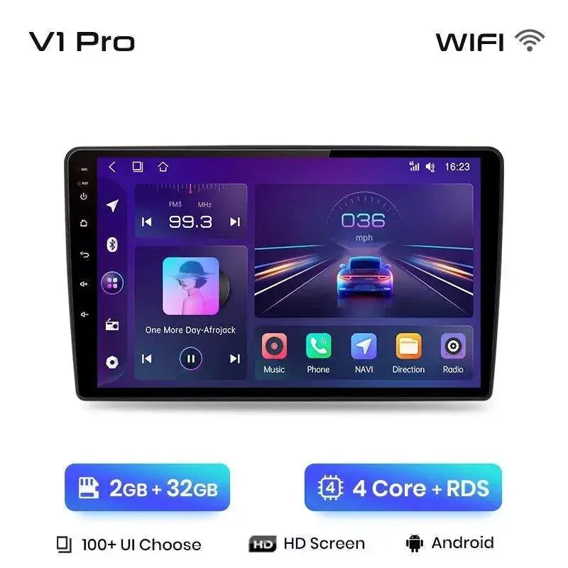Radio Android do Renault Duster Lada Largus 2021 (2015-2020) CarPlay Android Auto 4G WiFi GPS DSP