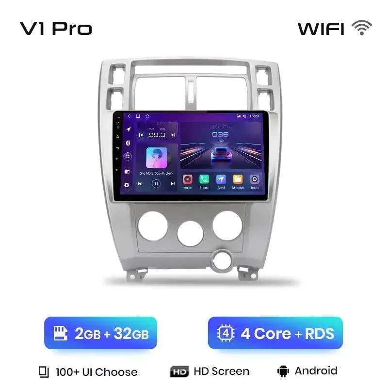 Radio Android do Hyundai Tucson (2006-2013) CarPlay Android Auto 4G WiFi GPS DSP