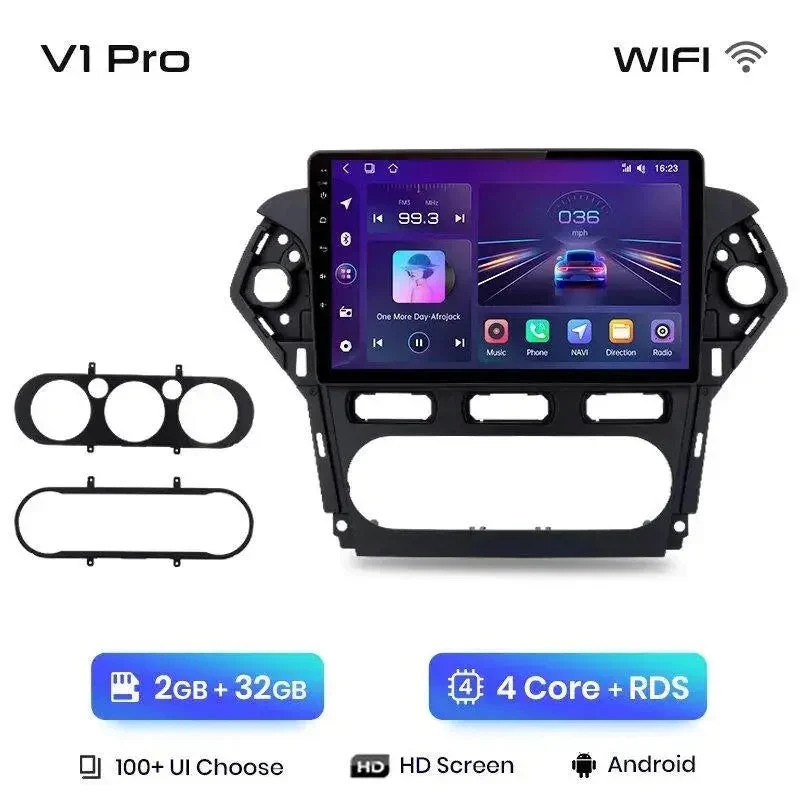 Radio Android do Ford Mondeo IV (MK4) (2010-2014) CarPlay Android Auto 4G WiFi GPS DSP