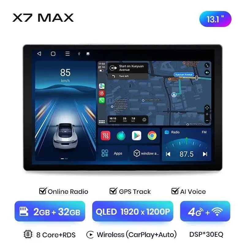 Radio Android do Mercedes-Benz Vito W447 (2014-2021) CarPlay Android Auto 4G WiFi GPS DSP