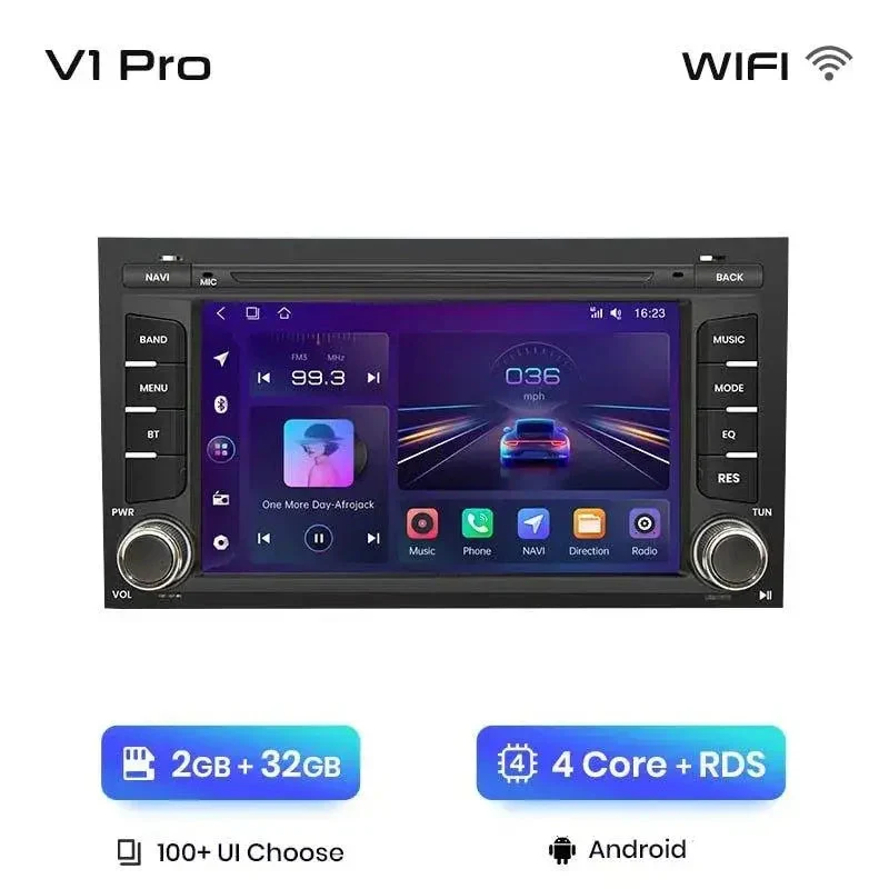 Radio Android do Seat Leon MK3 Ibiza 2016 (2012-2018) CarPlay Android Auto 4G WiFi GPS DSP