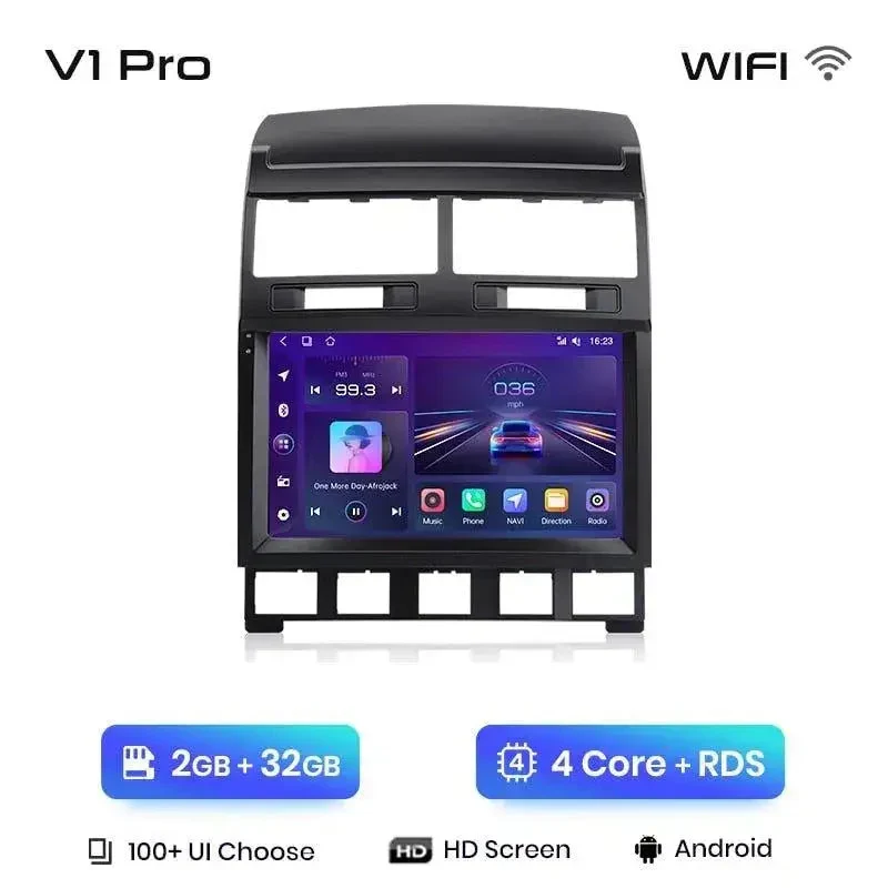 Radio Android do Volkswagen VW Touareg (2002-2010) CarPlay Android Auto 4G WiFi GPS DSP