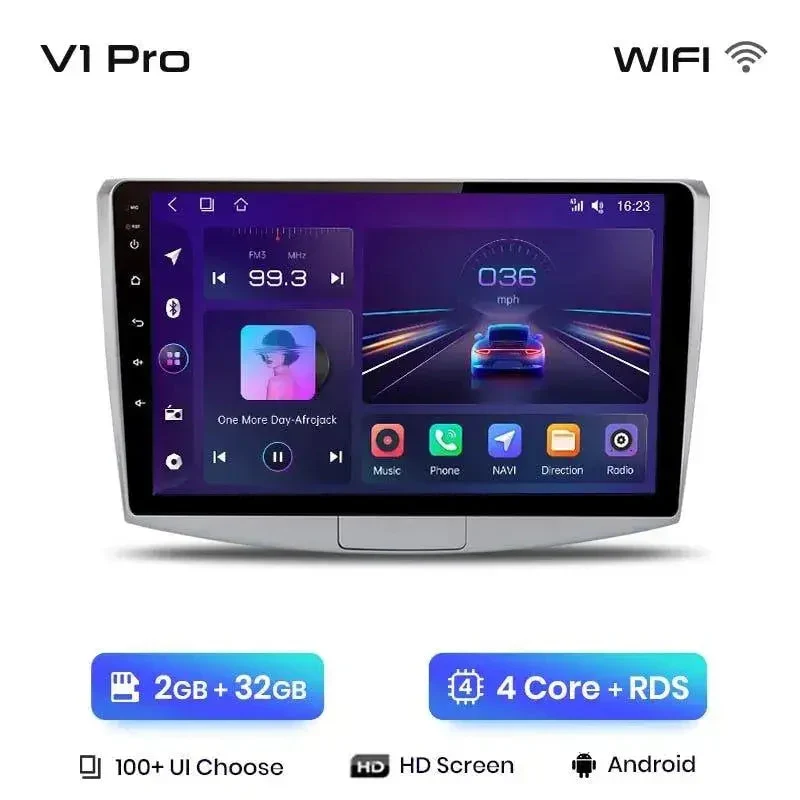 Radio Android do Volkswagen VW Passat B6 B7 CC (2005-2015) CarPlay Android Auto 4G WiFi GPS DSP