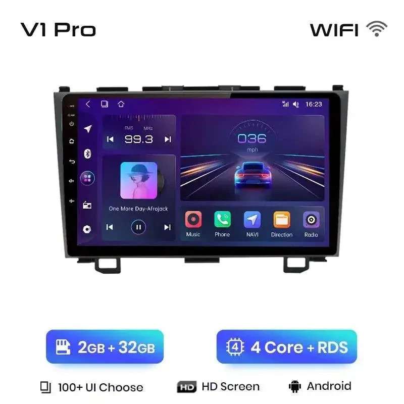 Radio Android do Honda CR-V III (2007-2011) CarPlay Android Auto 4G WiFi GPS DSP