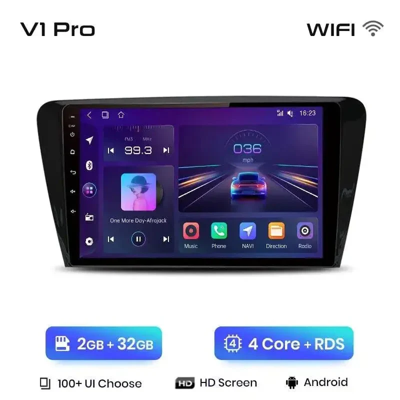 Radio Android do Skoda Octavia III (A7) (2013-2018) CarPlay Android Auto 4G WiFi GPS DSP