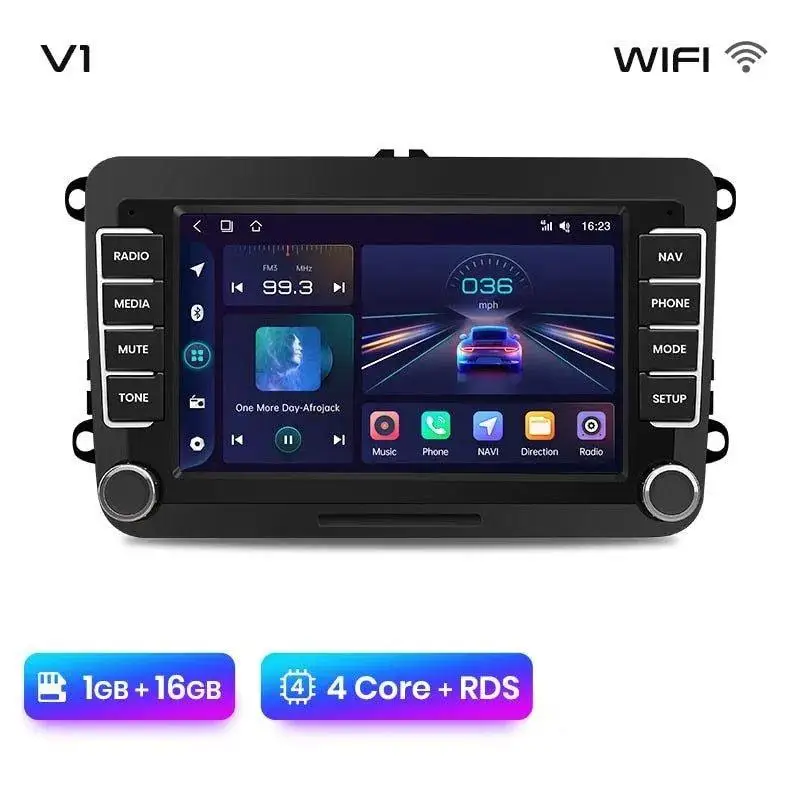 Radio Android do Volkswagen VW Leon Passat B6 Passat B7 Tiguan Touran Golf Polo CarPlay Android Auto 4G WiFi GPS DSP