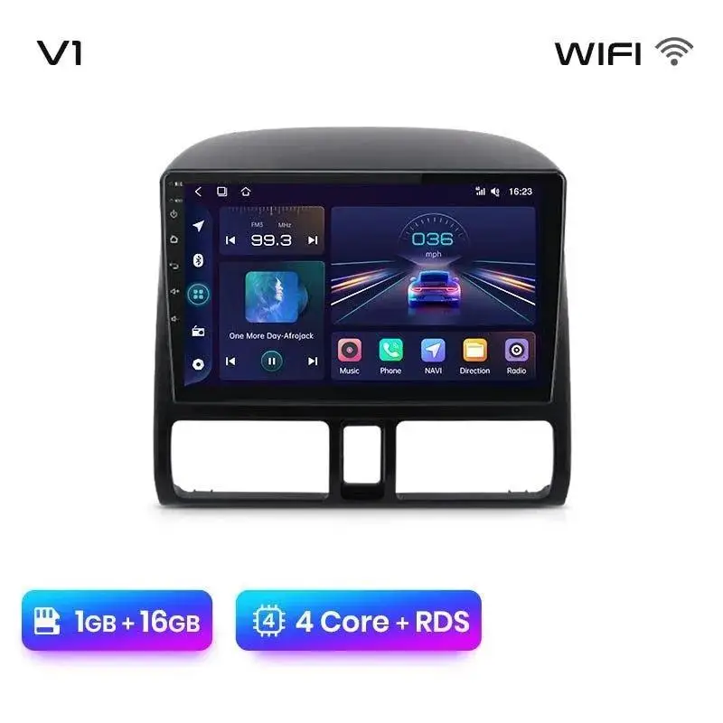 Radio Android do Honda CR-V II (2001-2006) CarPlay Android Auto 4G WiFi GPS DSP