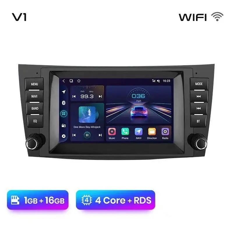 Radio Android do Mercedes-Benz E-Klasa W211 CLS W219 Multimedialne CarPlay Android Auto 4G WiFi GPS DSP