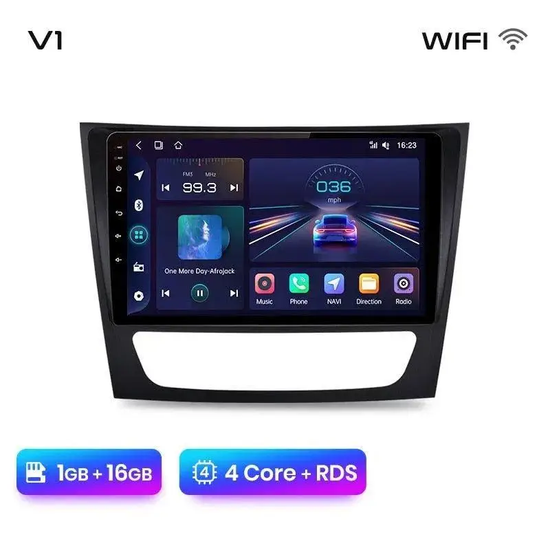 Radio Android do Mercedes-Benz E-Klasa W211 E300 (2002-2010) CarPlay Android Auto 4G WiFi GPS DSP