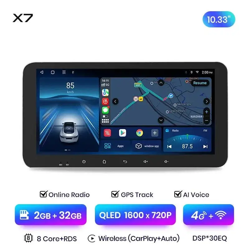 Radio Android do Renault Trafic III Opel Vivaro B Multimedialne (2015-2019) CarPlay Android Auto 4G WiFi GPS DSP