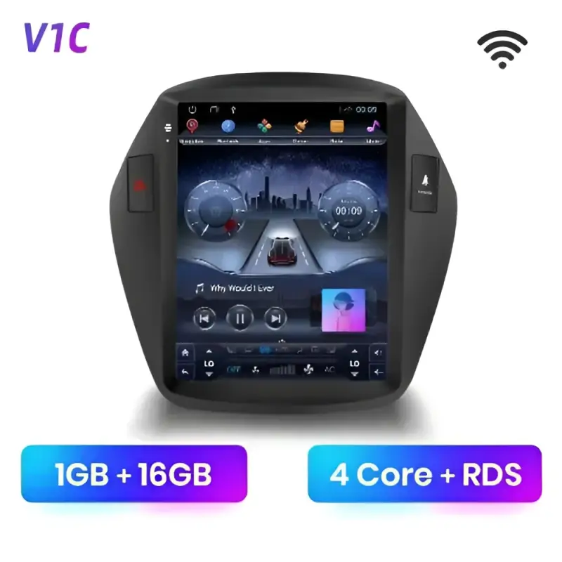 Radio Android do Hyundai Tucson II ix35 Multimedialne (2010-2015) CarPlay Android Auto 4G WiFi GPS DSP