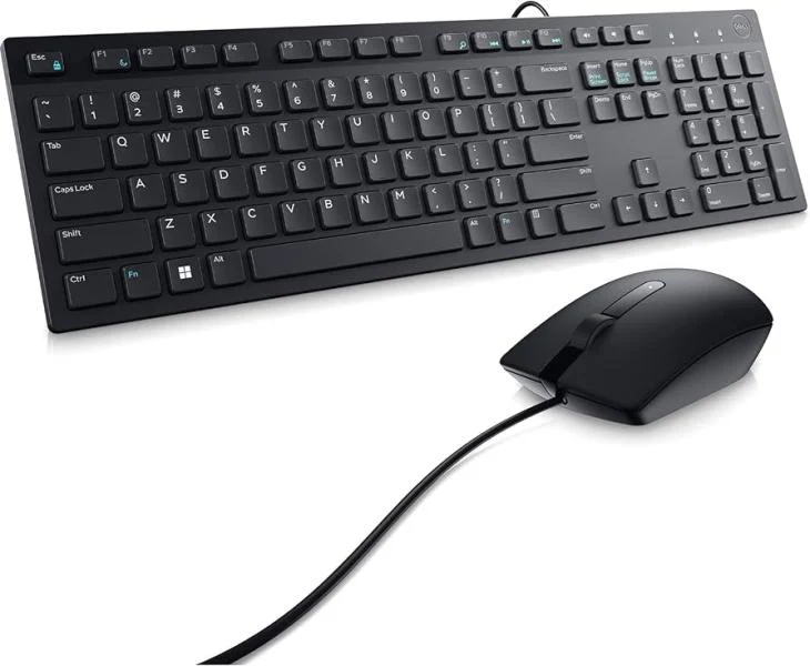 Teclado y Mouse Dell KM300C Inalambrico Ingles Negro