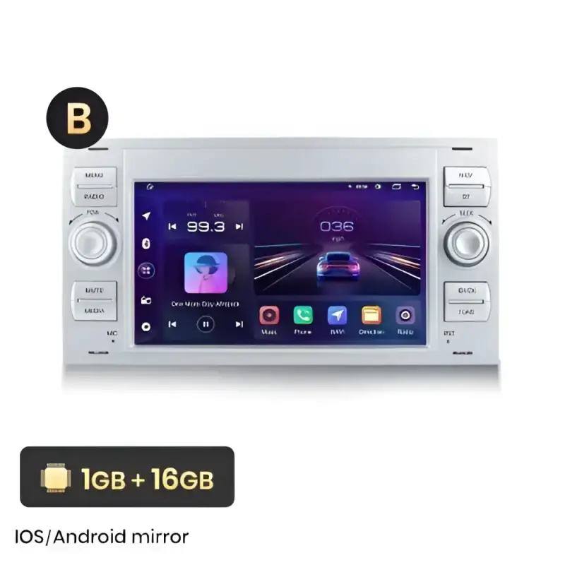 Radio Android do Ford Focus C-Max Mondeo Kuga Galaxy CarPlay Android Auto 4G WiFi GPS DSP