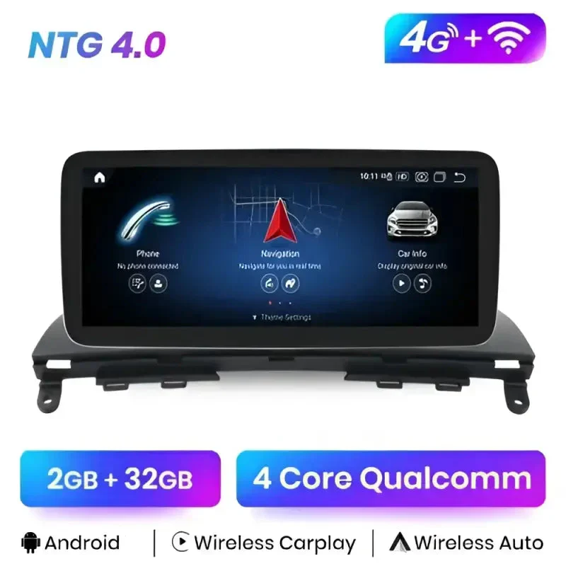 Radio Android do Mercedes-Benz C-Klasa W204 S204 C204 Dedykowany (2011-2018) CarPlay Android Auto 4G WiFi GPS DSP Ekran