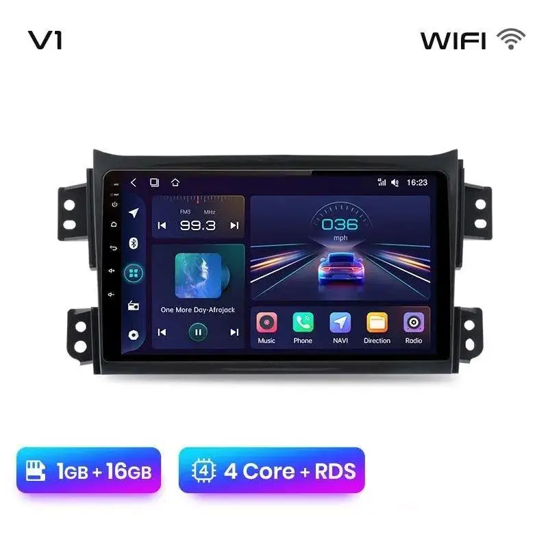 Radio Android do Suzuki Splash Ritz Opel Agila 2008-2012 (2004-2010) CarPlay Android Auto 4G WiFi GPS DSP