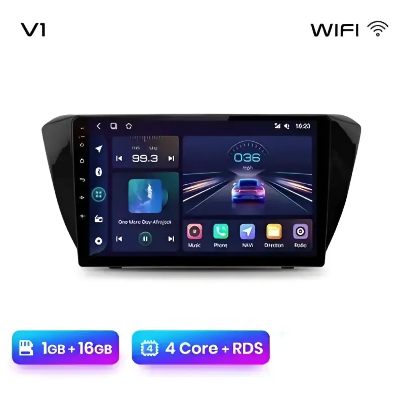 Radio Android do Skoda Superb III (2015-2019) CarPlay Android Auto 4G WiFi GPS DSP