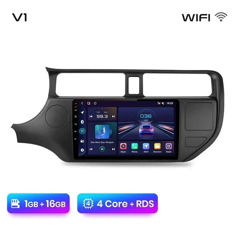 Radio Android do KIA Rio (2011-2015) CarPlay Android Auto 4G WiFi GPS DSP