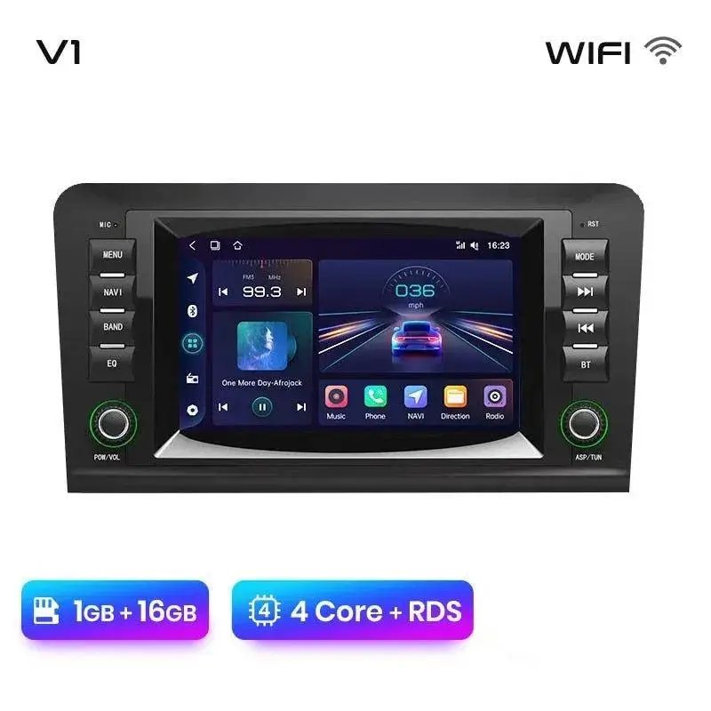 Radio Android do Mercedes-Benz ML W164 GL X164 CarPlay Android Auto 4G WiFi GPS DSP