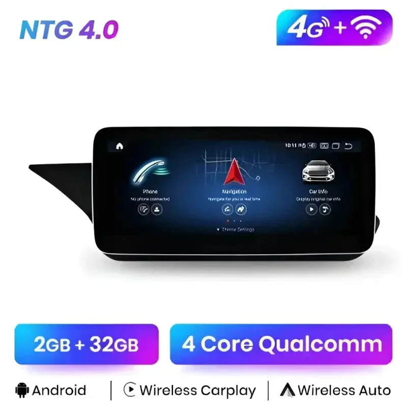 Radio Android do Mercedes-Benz E-Klasa W212 S212 Dedykowany (2009-2016) CarPlay Android Auto 4G WiFi GPS DSP Ekran