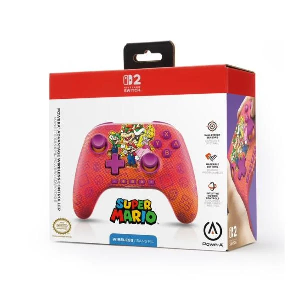 POWER A NINTENDO SWITCH 2 WIRELESS MARIO FRIENDS CONTROLLER.
