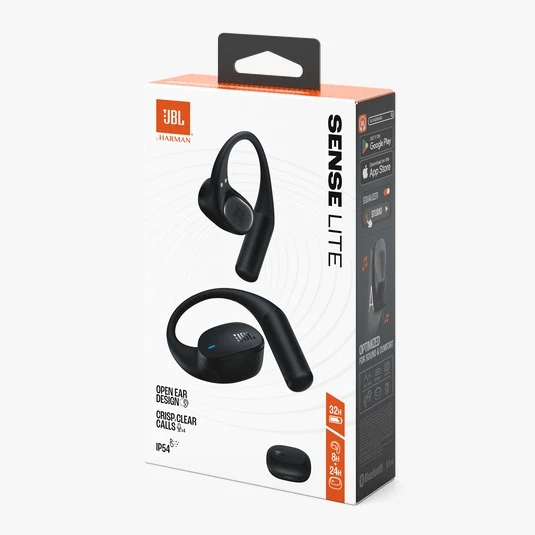 Audifonos JBL Sense Lite Open-Ear Inalámbricos Bluetooth Negro JBLSENSELITEBLKAM
