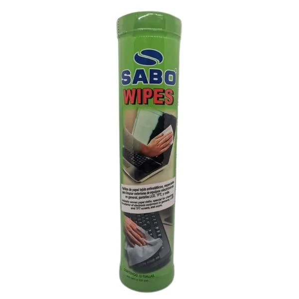 TOALLITAS SECO ANTIESTATICO SABO PAQUETE 10UDS 25X25CM EXTERNO SIN RESIDUOS 91-0102