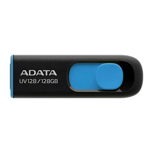 MEMORIA USB 128GB ADATA UV128 USB-A 3.2 GEN 1 AUV128-128G-RBE NEGRO / AZUL