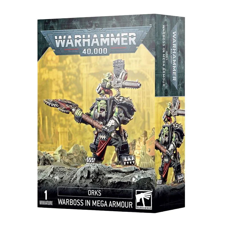 Games Workshop Warhammer 40K Orks Warboss in Mega Armour