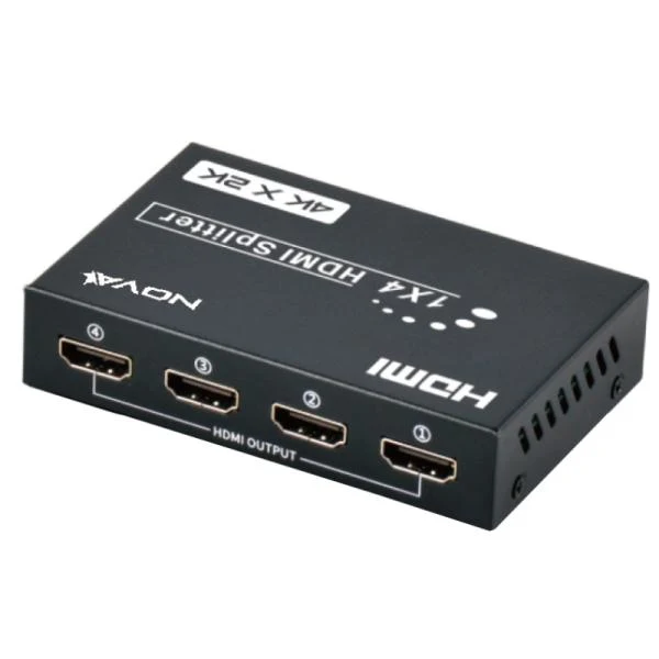 SPLITTER NOVA HDMI 4 PUERTOS 4K 30HZ FAA38214001C NEGRO