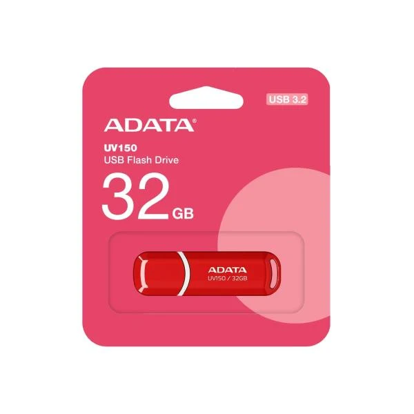 Memoria USB ADATA UV150 32GB USB 3.2 Rojo AUV150-32G-RRD