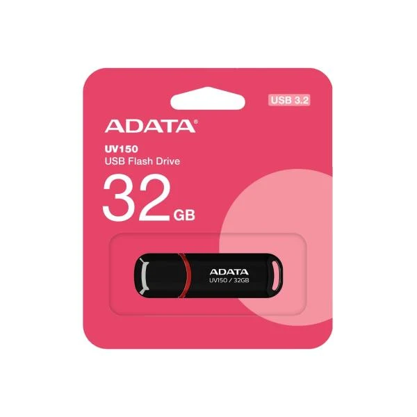 Memoria USB ADATA UV150 32GB USB 3.2 Negro AUV150-32G-RBK