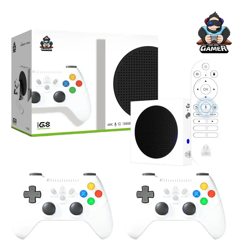 Consola de juegos Game TV Box Android G8 4K 128GB Consola Retro + Streaming