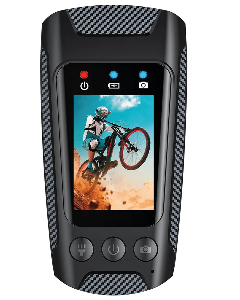 Cámara de ciclismo C3 Pro multifuncional 4K 60FPS IPS de 2.0 pulgadas