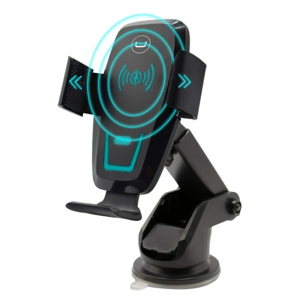 Soporte para Celular para Rejilla Auto con Carga Inalambrica 15W Unno Tekno CH3010BK