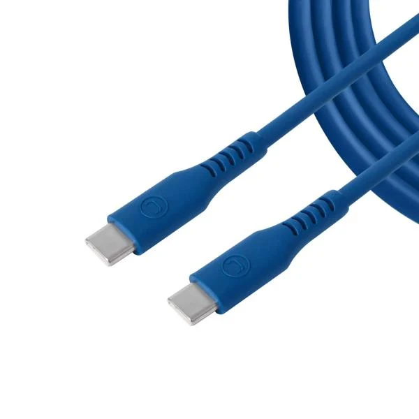 Cable USB-C 1.5m Silicona Azul Unno Tekno CB4075BL