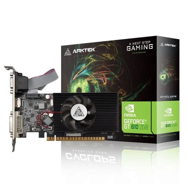 Tarjeta de Video Arktek GT610 2GB DDR3 HDMI/DVI/VGA AKN610D3S2GL1