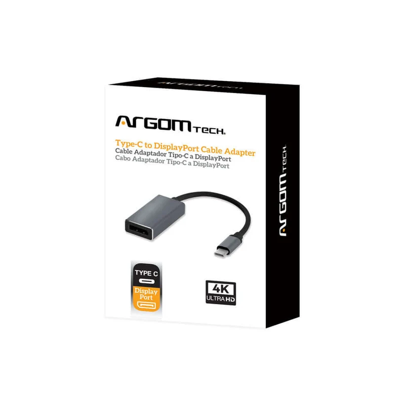 ADAPTADOR DE CABLE TIPO-C MACHO A DISPLAYPORT HEMBRA