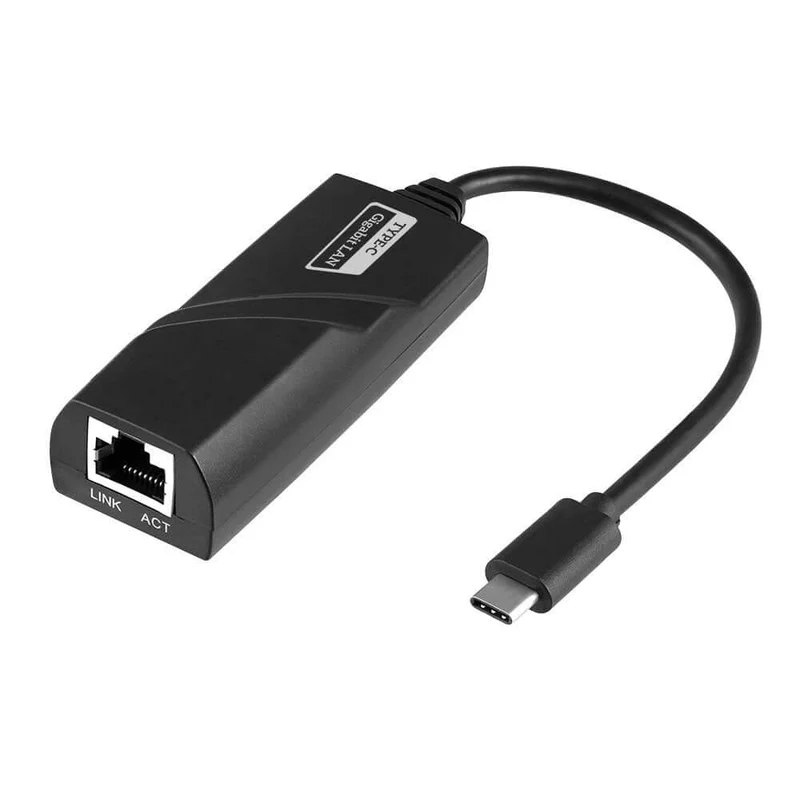 ADAPTADOR DE CABLE GIGABIT TIPO C MACHO A RJ45