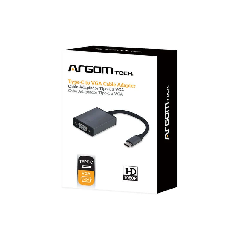 ADAPTADOR DE CABLE TIPO C MACHO A VGA HEMBRA