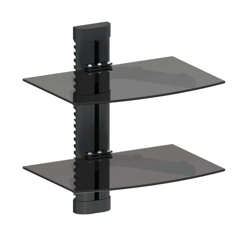 SOPORTE DE MONTAJE EN PARED CON 2 ESTANTES