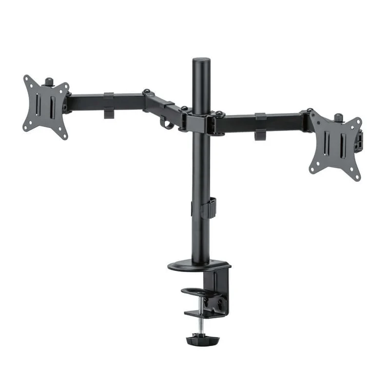 SOPORTE DE ESCRITORIO PARA DOS MONITORES DE 32" CON ABRAZADERA