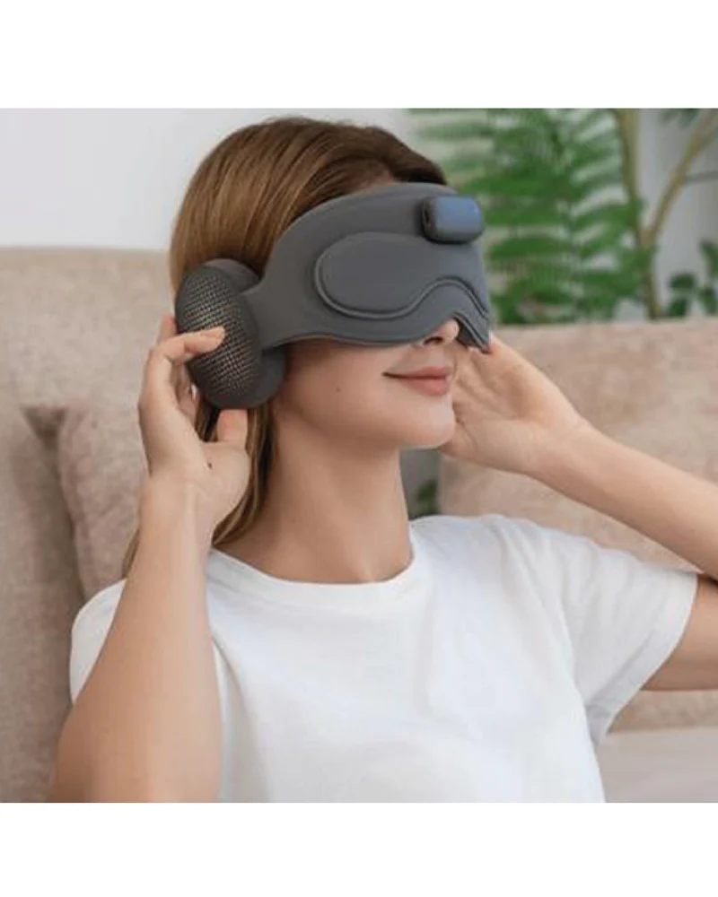 Lentes de máscara de relajación y bienestar de IA - Funciones de monitoreo de Bluetooth y sueño