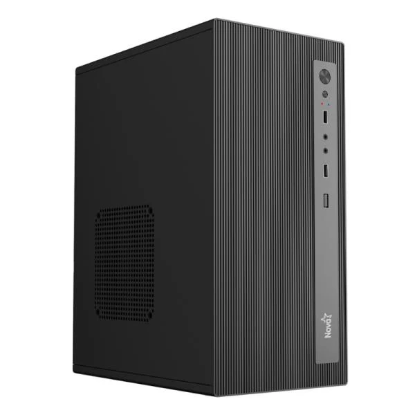 CASE NOVA CM01Z9RA001C MINI TOWER VENTILADOR SIN VENTILACIÓN INCLUIDA SIN FUENTE DE PODER INCLUIDA NEGRO