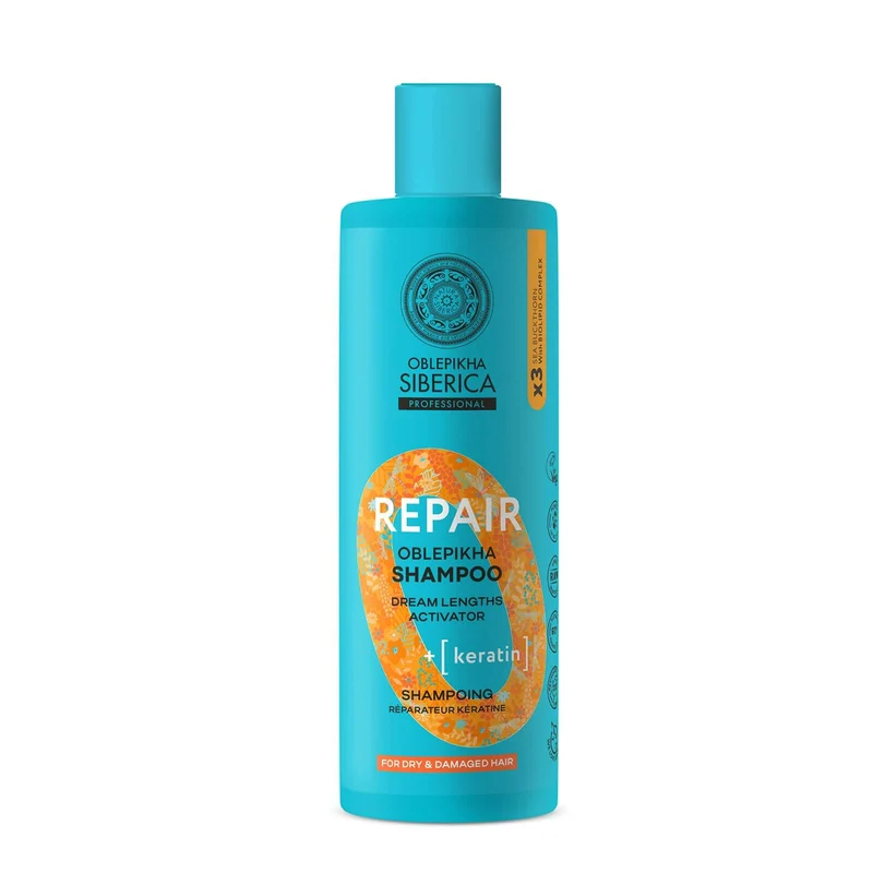CHAMPÚ REPARADOR DE QUERATINA NATURA SIBERICA 400 ML