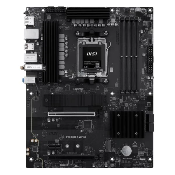 TARJETA MADRE MSI PRO B850-S WIFI6E AM5 ATX DDR5 911-7E80-008 NEGRO