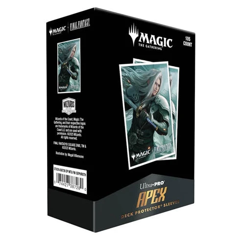 ULTRA PRO Magic MTG Final Fantasy 105ct Apex Deck Protector sleeves Sephiroth
