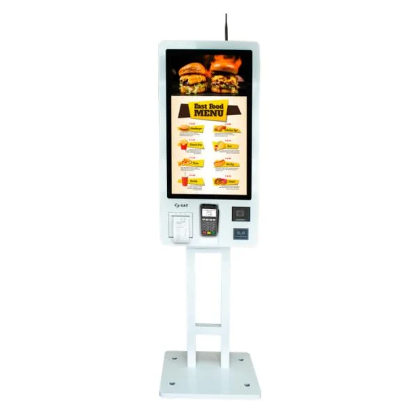 KIOSCO TRANSACCIONAL PUNTO DE VENTA SAT AMERICA KT32AC CORE I5 11VA GEN 8G/128GB P32 SATKT32ACC5-11G8S BLANCO
